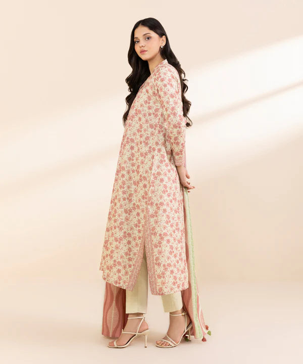 2 Piece - Printed Light Khaddar Suit