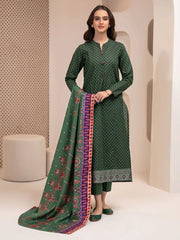 3 Piece Khaddar Suit-Printed (Unstitched)