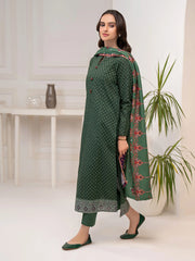 3 Piece Khaddar Suit-Printed (Unstitched)