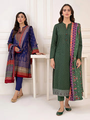 3 Piece Khaddar Suit-Printed (Unstitched)