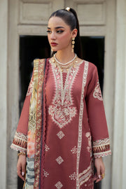 Miraal By Aabyaan Embroidered Chikankari Suit Unstitched 3 Piece ABY24M AV-07 Veeda - Winter Collection