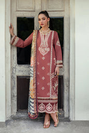 Miraal By Aabyaan Embroidered Chikankari Suit Unstitched 3 Piece ABY24M AV-07 Veeda - Winter Collection