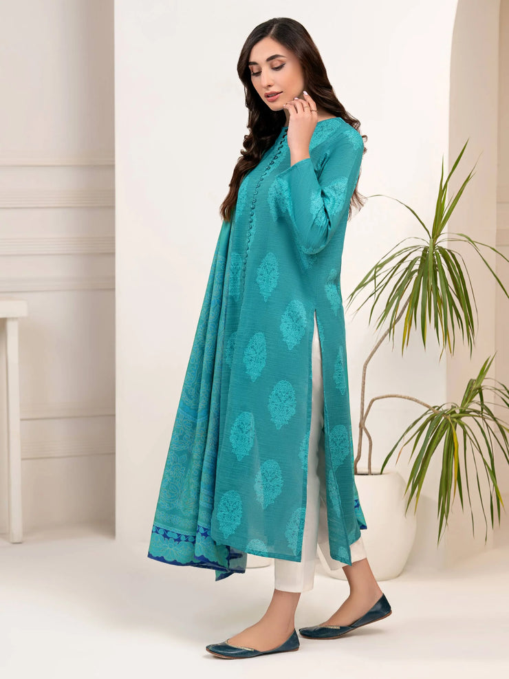 2 Piece Khaddar Suit-Printed (Unstitched)